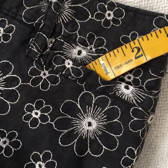 Vintage Grace Elements Embroidered Capris 12 - Picture 12 of 12